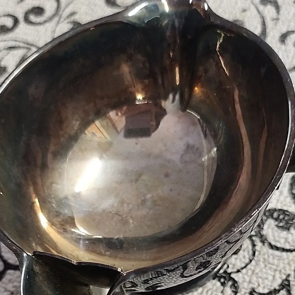 Silver and Black Sauce Ladle